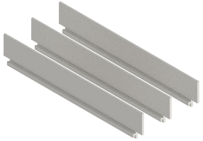 Produktbild UBK 200 223  -  Sichtkantenprofil UBK 200 für Endstück, 22mm Vertiefung